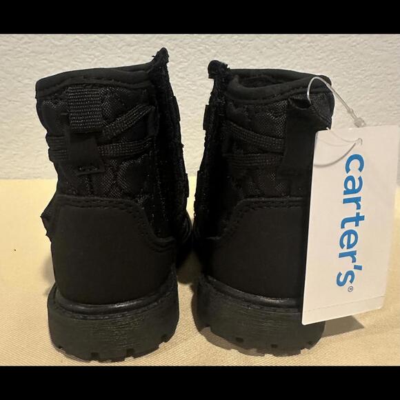 New Carter Tayla Girl's Quilted Boots Toddler Size 4 - Picture 4 of 6